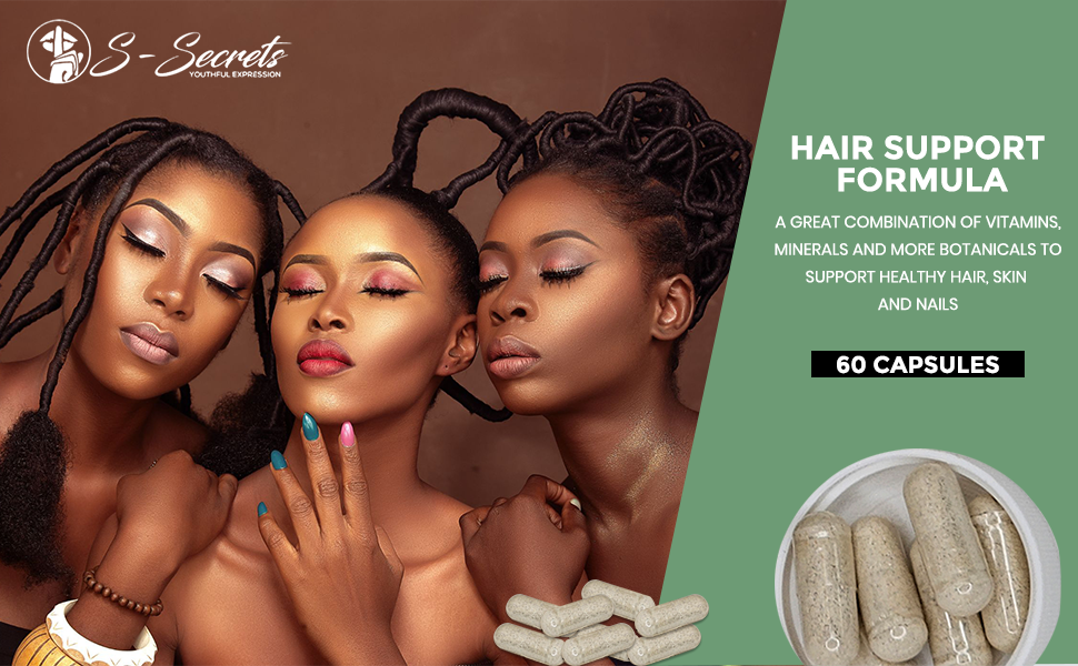 Women and Men Hair, Skin, Nails Plus Extra Strength Biotin 5000mcg,